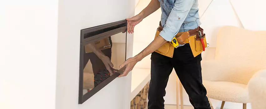 Metal Fireplace Installation in Anacortes, Washington