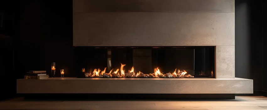 Gas Fireplace Ember Bed Design Services in Anacortes, Washington