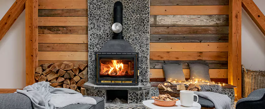 Thelin Hearth Products Direct Vent Gas Stove Fireplace Inspection in Anacortes, Washington